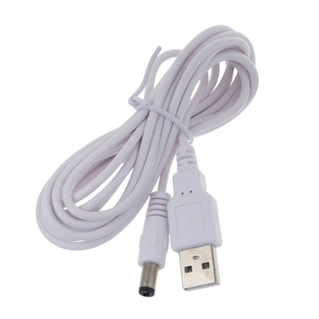 USB till 5,5 mm DC 5V-kontakt USB 2.0 A-typ hane till 5,5x2,5 mm DC 5V power