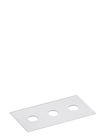 Rösle Skrabeblad 10 Stk. - Silver - 5X3X0.5CM