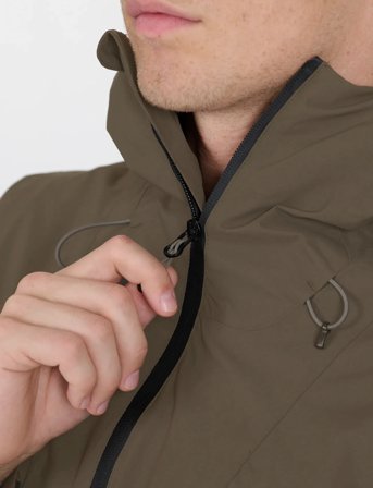 Weather Report Harbor M Rain-Tech Jacket W-Pro 200 - Khaki green - XL