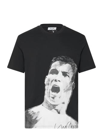 Onsjake Reg Football Ss Tee Tops T-shirts Short-sleeved Black ONLY & SONS
