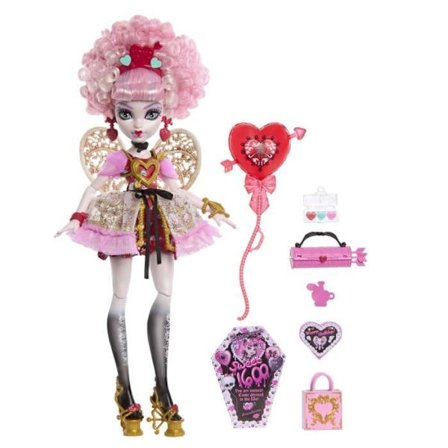 Monster High - Cupid Asteria Monstruös Födelsedagsdocka - Docka - Monster High - JBG77