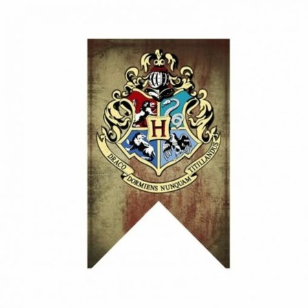 LAGERRENSNING Harry Potter vimpel / flagga - stor 125*75 cm - Hogwarts