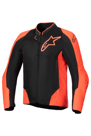 Blouson Moto Alpinestars Viper Air V4 Rouge Fluo/Noir S