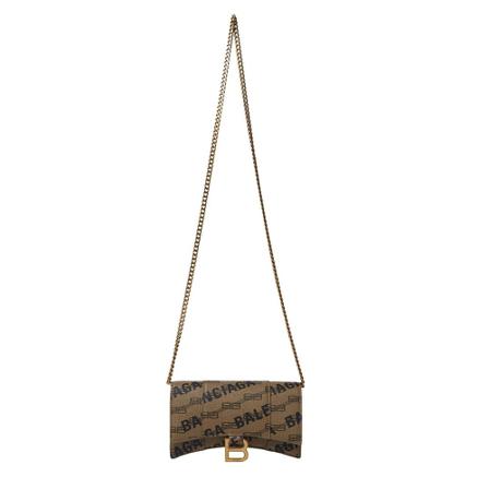 Balenciaga, Shoulder Bags Beige, Dames, Maat:ONE Size,print