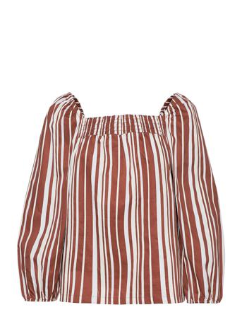 Esginny 3/4 Blouse Tops Blouses Long-sleeved Multi/patterned Esme Studios