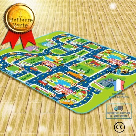 Spelmatta - TECH DISCOUNT - Racingbana - Jätte - 158,5 x 128 cm - Blandat