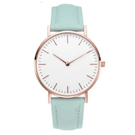 Enkel Elegant Klocka för Kvinnor 2023 Rosa Vit Läderarmband Klänning Dam Armbandsur Casual Kvinnlig Klocka Het montre femme