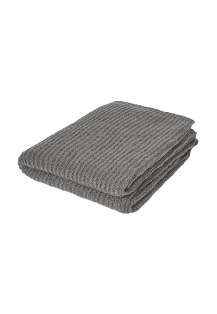 Åhléns Home Pläd ALBA 130x170 cm Filtar & plädar Grå ONESIZE