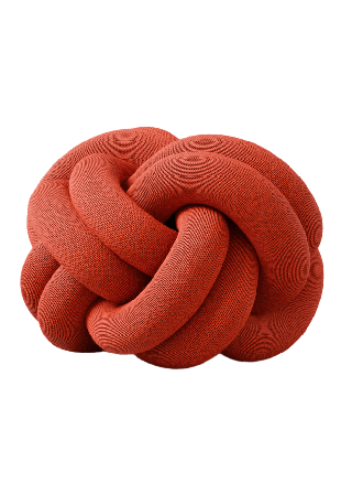 Design House Stockholm Knot Cushion Kuddar Röd 20,5x4x13