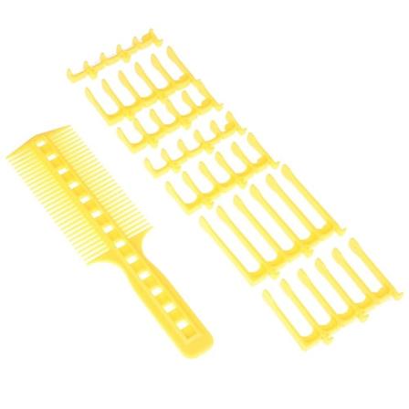 8st/ set Hårklippningskam Hårhyvelkam GUL yellow