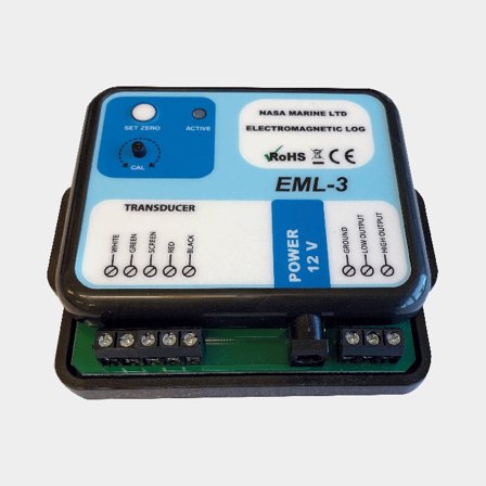 Elektromagnetisk logg Nasa EML-3 med givare