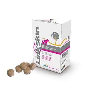 Linkskin Tabletter, 32 Stk - Fremmer Immunforsvaret, Specielt Til Dyr Med Hudproblemer