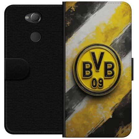 Kompatibel Tegnebogsetui til Sony Sony Xperia XA2 Farverigt abstrakt puslespillsmønster, der symboliserer fællesskab, mangfoldighed og kreativitet i