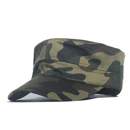 (Grön) Army Cap Denim - Storlek 54/58 - Camouflage Army Cap Jungle Camo - Unisex - Vuxen Kep - Solhatt Army Cap - Camouflage Sol Viso
