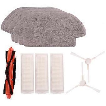 för Xiaomi Mi Robot Dammsugare Mopp Pro P Rengöringsrobot, Modell: STYTJ02YM, Huvudsida Borste + Hepa Filter