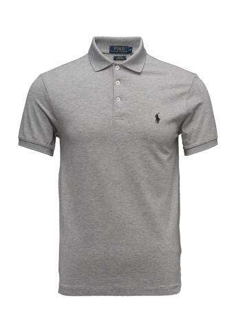 Slim Fit Stretch Mesh Polo Designers Polos Short-sleeved Grey Polo Ralph Lauren
