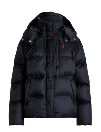 Water-Repellent Quilted Down Jacket Navy Polo Ralph Lauren