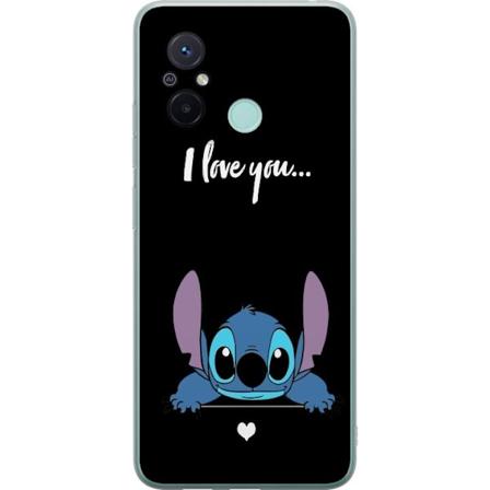Xiaomi Redmi 12C Gennemsigtig cover Stitch Jeg Elsker Dig