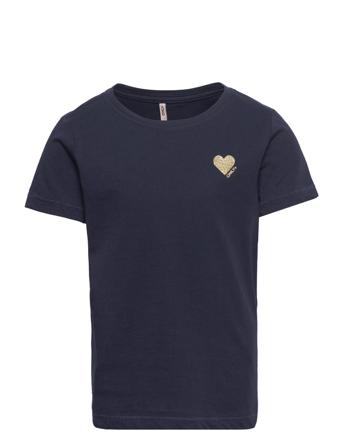 Kogkita S/S Logo Top Jrs Navy Kids Only
