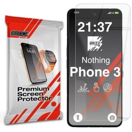 Skyddsf Film för telefon - skyddsglas för telefon Grizzglass Szko hybrider HybridGlass för Nothing Phone (3)