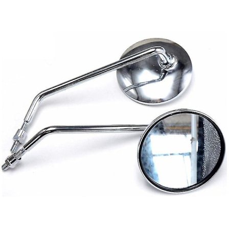Universal Runde Langskaftede Motorsykkel Speil
