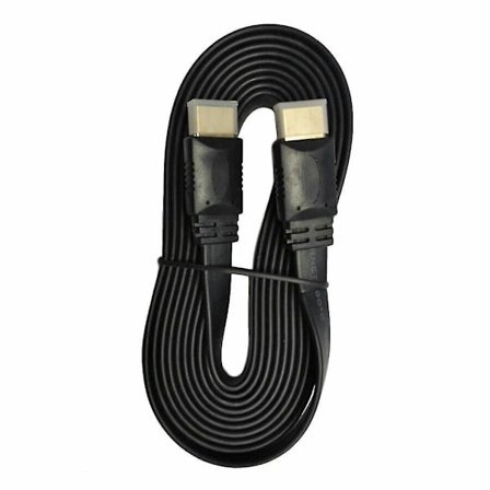 Platt HDMI-kabel för hög hastighet, 3D, DVD, HDTV, 1,5 m