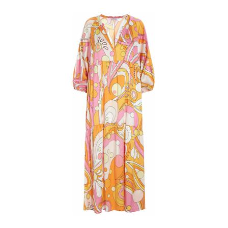 Dea Kudibal Harper Maxi Dress , Oranje , Dames , Maat: S Maxi jurken