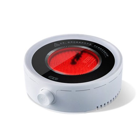 Tyst Elektrisk Tekokare Keramisk Värmeplatta för Kokande Vatten Kaffebryggare Rattjustering CN-kontakt