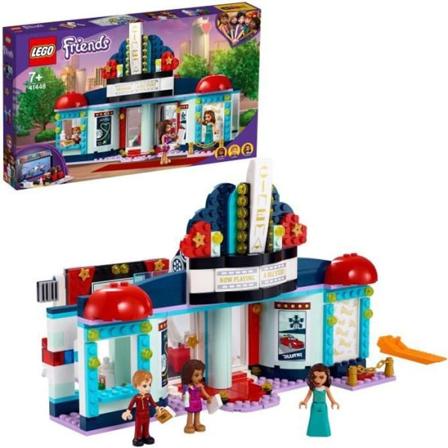 LEGO Friends 41448 Heartlake City -elokuvateatteri puhelintelineellä, luova leikki 7-vuotiaille ja sitä vanhemmille tytöille ja pojille Blå