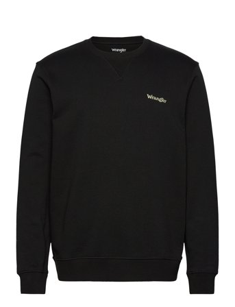 Small Logo Crew Black Wrangler
