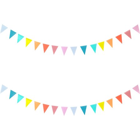 Flaggirlang Pastell Liten