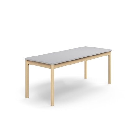 Table DECIBEL, 1800x700x720 mm, noise reducing HPL, grey