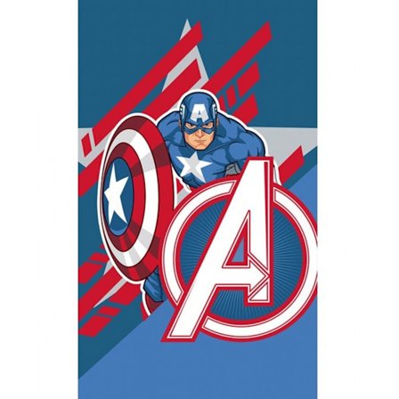 Avengers Captain America handduk & ansiktshandduk 30×50 cm
