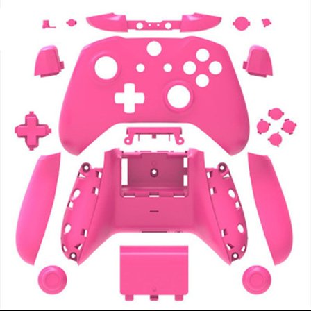 Komplette beskyttende husudskiftningsdele til Xbox One Wireless Pink KLB