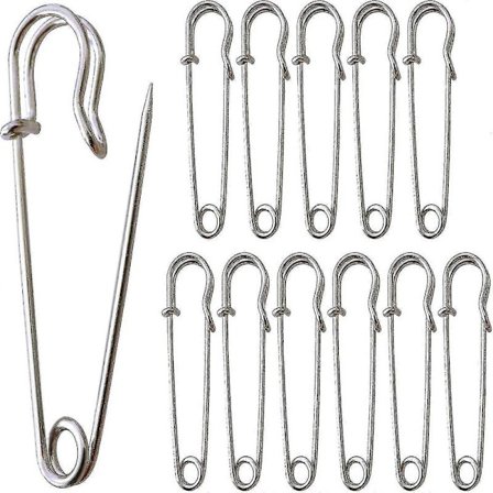 Store Sikkerhetsnåler, 20 stk Store Sikkerhetsnåler, 63 mm Ekstra Store Sikkerhetsnåler, Kiltnåler, Sikkerhetsnåler For Kilt, Filt, Strikking, 