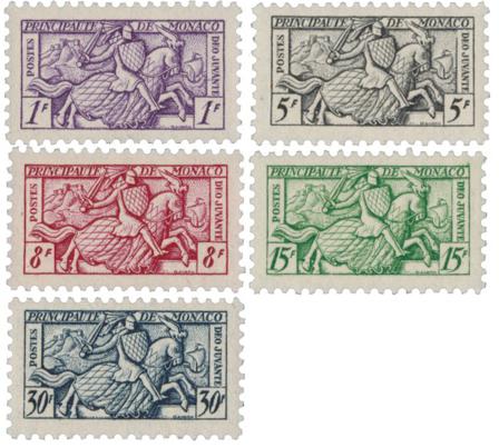 Monaco 1951 - YT 371375 - Postfrisk