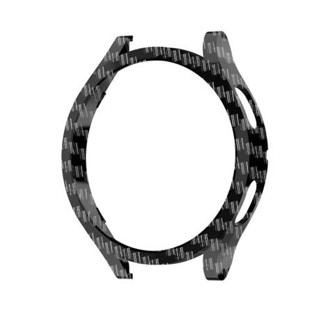 Watch för Samsung Galaxy Watch 4 40 mm 44 mm 42 mm 46 mm 45 mm , PC Matte Case All-Around skyddande stötfångare för Watch5/5Pro Carbon Black Galaxy 