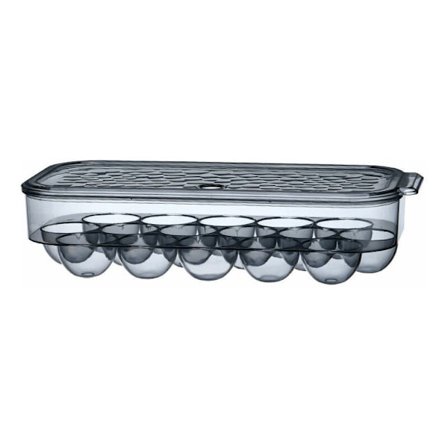 Plast Eggboks Egg Oppbevaringsbeholder, BPA Fri, Stabelbar Egg Kjøleskap Oppbevaring med Lopp for 16 Egg, for Kjøkken Kjøleskap