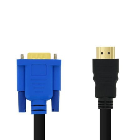 HDMI till VGA-adapter - LinQ - 1,8m - 1920x1080p - Svart - Hane till Hane