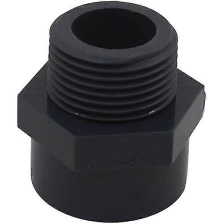 Mannlig PVC Gjenget Ende 20 25 32 40mm PVC Kobling PVC Gjenget Muffe (Innvendig Diameter 20mm - 1/2" gjenge)