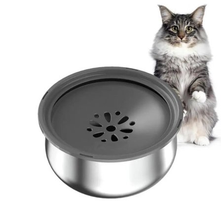 Hund Dricks Vatten Skål Flytande Icke Blötande Munn Husdjur Hund Skål Utan Spill Dricks Vatten Dispenser