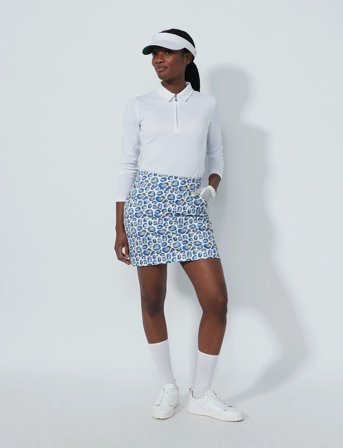 Daily Sports Printed Dull Pull-On Skort 45 Cm - Blue - L
