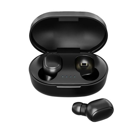 Tws Trådlösa Bluetooth Hörlurar In Ear 5.0 Mini Hörsnäckor Poddar För Iphone Samsung Uk Svart