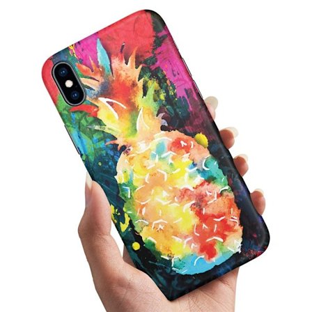 iPhone XS Max - Cover/Mobilcover Regnbue Ananas