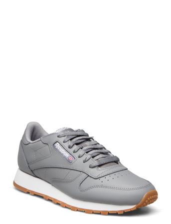 Classic Leather Lave Sneakers Grå Reebok Classics*Betinget Tilbud
