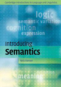 Introducing Semantics, ISBN: 9780521617413