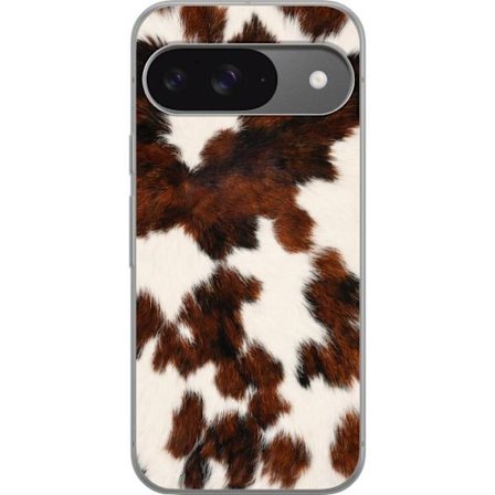 Yhteensopiva Puhelinkuori Google Google Pixel 9 Villi luonto pilkullisessa lehmännahkakuosissa