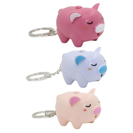 3-pack Glow-in-the-Dark Nyckelring med Ljud och Ljus