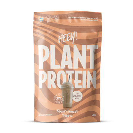 Heey! Vegansk Proteinpulver, Peanut Chocolate Caramel, 500 g