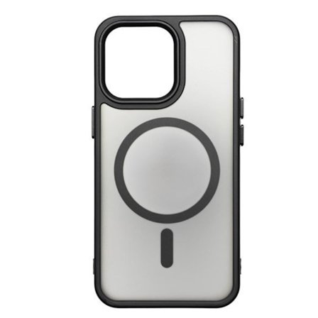 MagSafe Silikonskal för iPhone 16 Plus Svart